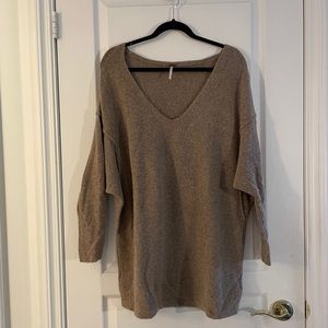 Free People Oversized Oatmeal Sweater